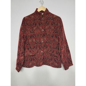 Flashback Petite XL Burgundy Women's Blazer‎